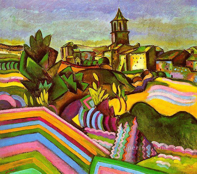 Prades the Village Joan Miro Oil Paintings